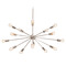 Justice Design Group Justice Design Group Axion Brushed Nickel Chandelier NSH-8027-NCKL