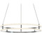 AFX Lighting Afx Lighting Gemini Painted Nickel LED Pendant Light GEMP32LAJUDNP