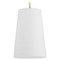 Progress Lighting Progress Lighting Clarion Satin Brass Pendant Light with Conical Shade P500430-012