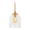 AFX Lighting Afx Lighting William Satin Brass Mini-Pendant Light with Bowl / Dome Shade WMMP08MBSB
