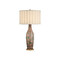 Currey and Company Lighting Brielle Table Lamp in Pale Pink & Gold Leaf by Currey & Company 6000-1068