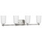 Progress Lighting Progress Lighting Adley Brushed Nickel Bathroom Light P300468-009
