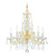 Crystorama Lighting Crystorama Lighting Maria Theresa Gold Crystal Chandelier 4476-GD-CL-S