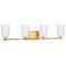 Progress Lighting Progress Lighting Adley Satin Brass Bathroom Light P300468-012