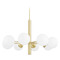Mitzi by Hudson Valley Mitzi Hudson Aged Brass 8-Light Chandelier H105808-AGB