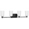 Progress Lighting Progress Lighting Adley Matte Black Bathroom Light P300468-31M
