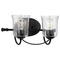 Progress Lighting Progress Lighting Bowman Matte Black Bathroom Light P300254-031