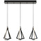 AFX Lighting Afx Lighting Gianna Black LED Multi-Light Pendant GNAP15L30D1BKLNR3