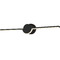 Justice Design Group Justice Design Semicirculo ADA 24 Inch LED Wall Bath Light NSH-9085-MBLK