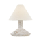 Troy Lighting Troy Lighting Passage Patina Brass LED Table Lamp with Conical Shade RTL4412-PBR/CVC