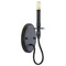 Progress Lighting Progress Lighting Durrell Matte Black & Cerused Black Sconce P710074-031