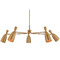 Troy Lighting Troy Lighting Spade Patina Brass LED Chandelier F4050-PBR