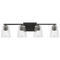 Progress Lighting Progress Lighting Vertex Matte Black Bathroom Light P300460-31M