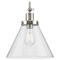 Progress Lighting Progress Lighting Hinton Brushed Nickel Pendant Light with Conical Shade P500324-009