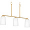 Progress Lighting Progress Lighting Adley Satin Brass Island Light P400348-012