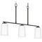 Progress Lighting Progress Lighting Adley Matte Black Island Light P400348-31M