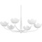 Troy Lighting Troy Lighting Arcata Gesso White LED Chandelier F2040-GSW