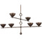 Troy Lighting Troy Lighting Vishal Black Patina Gold LED Chandelier F2339-BPG
