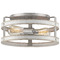 Progress Lighting Progress Lighting Gulliver Galvanized & Whitewashed Flushmount Light P350169-141