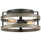 Progress Lighting Progress Lighting Gulliver Graphite & Weathered Gray Flushmount Light P350169-143