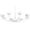 Troy Lighting Troy Lighting Arcata Gesso White LED Chandelier F2048-GSW