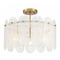 Minka Lavery Minka Lavery Risen Oldmill Legacy Brass Semi-Flushmount Light 2596-732