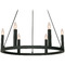 AFX Lighting Afx Lighting Grace Black Chandelier GRCP26CBBK