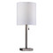 Adesso Home Lighting Adesso Home Liam Brushed Steel Table Lamp with Cylindrical Shade 1546-22