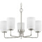 Progress Lighting Progress Lighting Merry Brushed Nickel Chandelier P400275-009