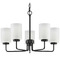 Progress Lighting Progress Lighting Merry Matte Black Chandelier P400275-031