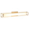 Matteo Lighting Matteo Lighting Flannigan Aged Gold Brass LED Vertical Bathroom Light S02326AG