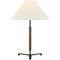 Visual Comfort Signature Collection Alda Weathered Iron Dark Walnut Accent Lamp RB3127WI/DW-L
