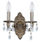 Crystorama Lighting Crystorama Lighting Paris Market Venetian Bronze Sconce 5022-VB-CL-SAQ
