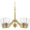Progress Lighting Progress Lighting Vertex Brushed Gold Chandelier P400341-191