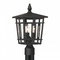 Minka Lavery Minka Lavery Grand Fieldstone Sand Coal Black Post Light 77905-66