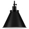 Progress Lighting Progress Lighting Hinton Matte Black Pendant Light with Conical Shade P500325-031