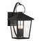 Minka Lavery Minka Lavery Grand Parkside Sand Coal Black Outdoor Wall Light 78001-66