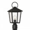 Minka Lavery Minka Lavery Grand Parkside Sand Coal Black Post Light 78005-66