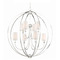Crystorama Lighting Crystorama Lighting Sylvan Polished Nickel Pendant Light with Cylindrical Shade 2246-PN