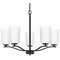 Progress Lighting Progress Lighting Adley Matte Black Chandelier P400350-31M
