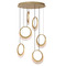ET2 Lighting Et2 Lyra Gold LED Multi-Light Pendant E23916-112GLD