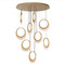 ET2 Lighting Et2 Lyra Gold LED Multi-Light Pendant E23918-112GLD