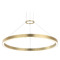 Matteo Lighting Matteo Lighting O'hara Brushed Gold LED Pendant Light C30824BG