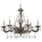 Crystorama Lighting Crystorama Lighting Paris Market Venetian Bronze Crystal Chandelier 5026-VB-CL-S