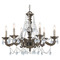 Crystorama Lighting Crystorama Lighting Paris Market Venetian Bronze Crystal Chandelier 5026-VB-CL-SAQ