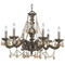 Crystorama Lighting Crystorama Lighting Paris Market Venetian Bronze Crystal Chandelier 5026-VB-GT-MWP