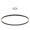 Matteo Lighting Matteo Lighting O'hara Matte Black LED Pendant Light C30840MB