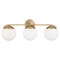 Capital Lighting Capital Lighting Oliver Matte Brass Bathroom Light AA1033MA