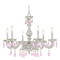 Crystorama Lighting Crystorama Lighting Paris Market Antique White Crystal Chandelier 5036-AW-RO-MWP