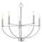 Progress Lighting Progress Lighting Leyden Brushed Nickel Chandelier P400202-009